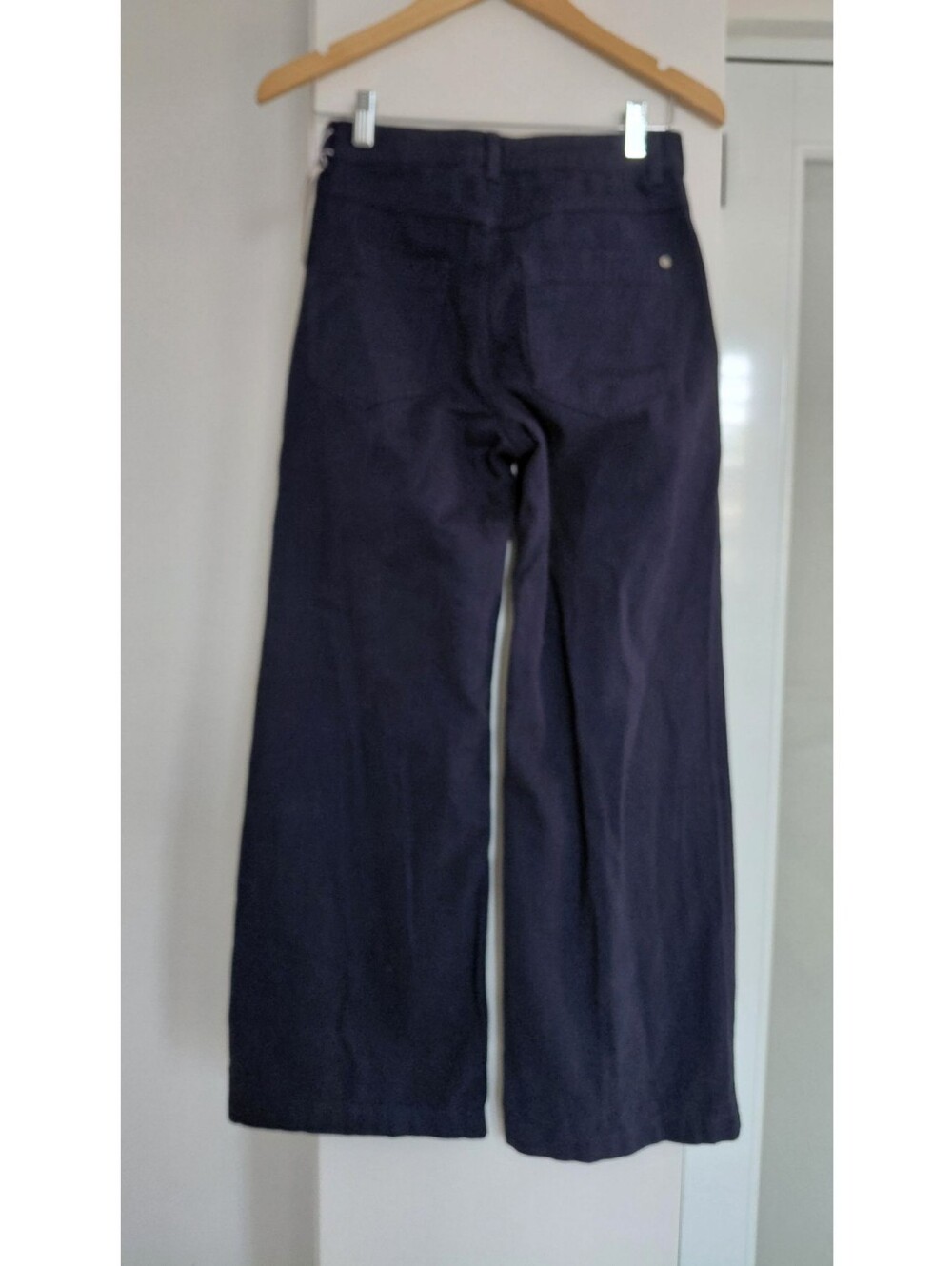 H&M Divided Navy Blue Cotton Twill Pants - Picture 6 of 12